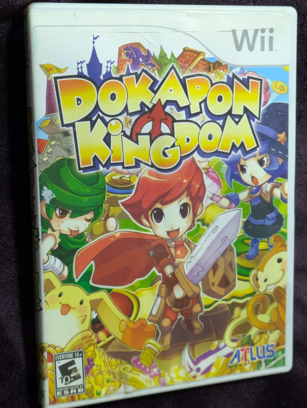 DOKAPON KINGDOM 👉Nintendo Wii Game In Box No Manual 🔥VG+